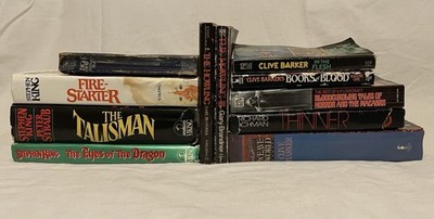 Lot of 11 Horror Books Stephen King Clive Barker Gary Brandner Richard Chiman