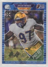 2021 Leaf Pro Set Metal Blue Crystals /35 Jaylen Twyman #41
