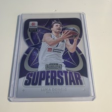 Panini Luka Doncic Real Madrid Superstar #10 Contenders EuroLeague Die Cut