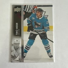 Upper Deck 2021-22 Series 1 Timo Meier San Jose Sharks #152 Hockey Card