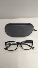 Emporio Armani Black Glasses Frame With Case