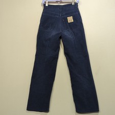 Rare Vintage Women's Levi  s Navy Straight Leg Corduroy Pants Vtg Size 9 27x28