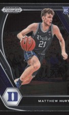 Matthew Hurt 34 Basketball 2021 Panini Chronicles Draft Picks Duke Blue Devils