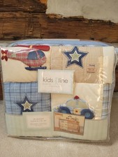 Vintage Kids Line Bedtime Playtime Anytime All Aboard 6-piece Crib Set NWT