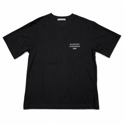 Acne Studios Stockholm 1996 Pocket T-Shirt Black | Men s Medium | Pre-owned