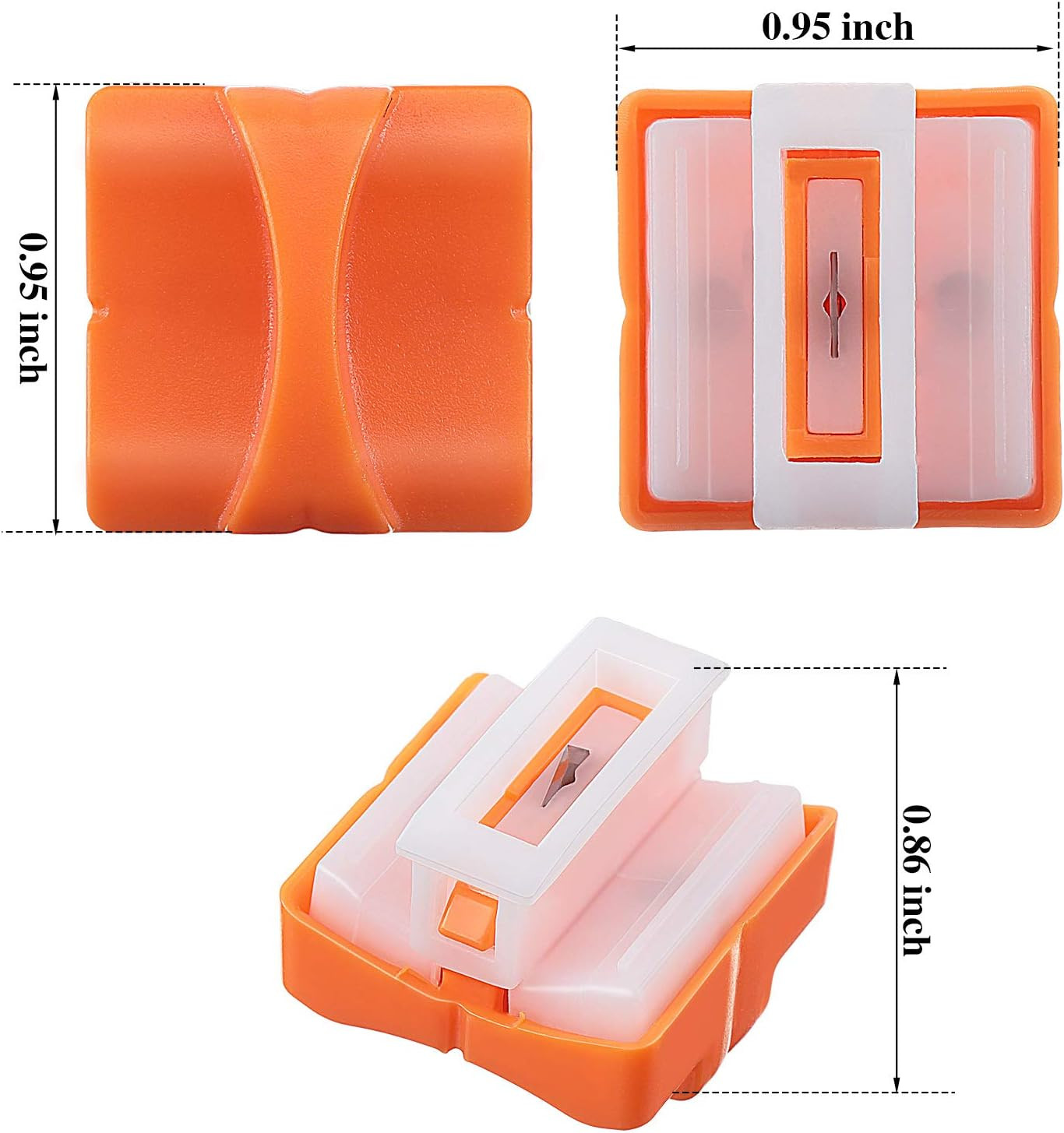 Mudder 10 Pieces Paper Cutter Replacement Blade Cutting Replacement Blades Refil