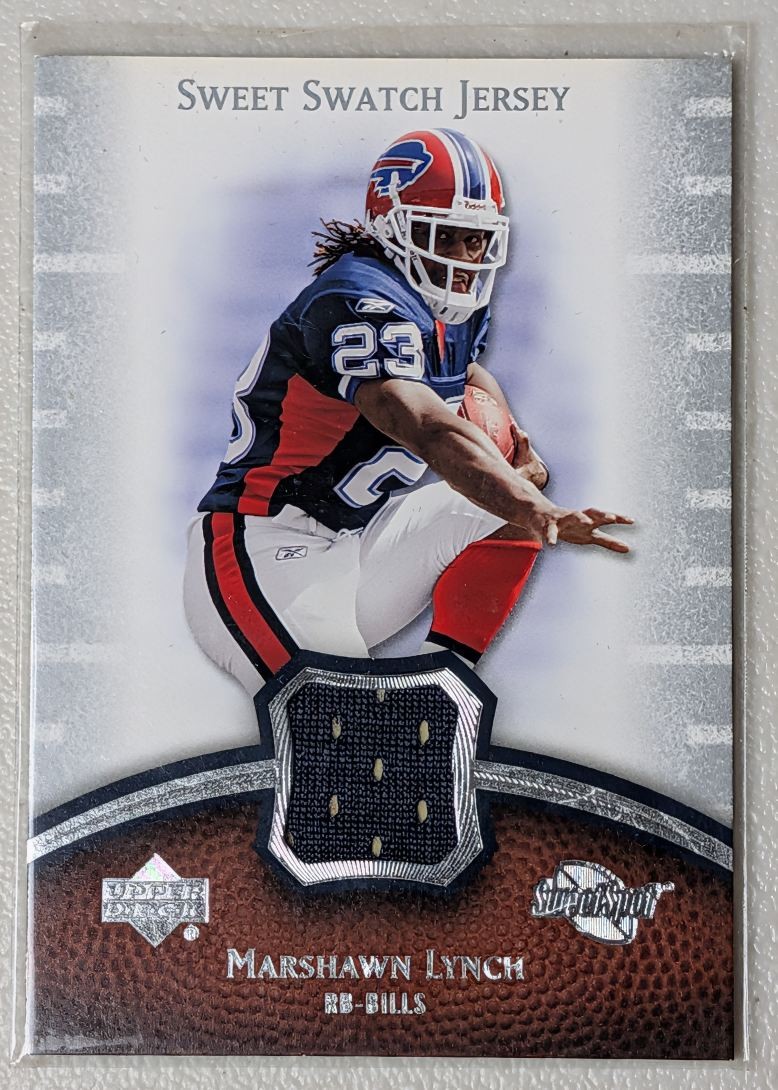 Marshawn Lynch Upper Deck Sweet Spot Sweet Swatch Jersey #SSML Base