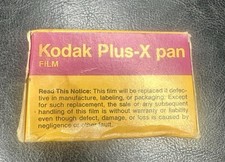 Vintage 1981 Kodak Plus-X Pan Black White Film 20exp Unopened Box