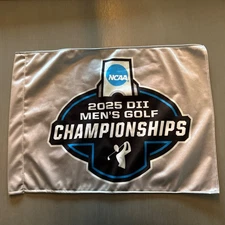 2025 NCAA DII Men’s Golf Championship Pin Flag New!  Rare 