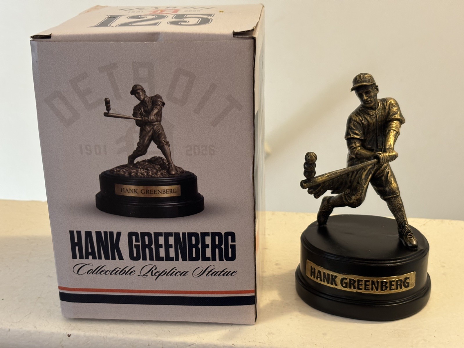 Detroit Tigers Hank Greenberg Collectible Replica Statue RARE /750