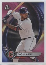 2022 Bowman Platinum Pink 140/199 Gabriel Arias #97 6g3
