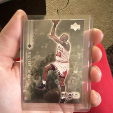 Upper Deck 1998-99 Black Diamond Michael Jordan #9 Chicago Bulls Basketball Card