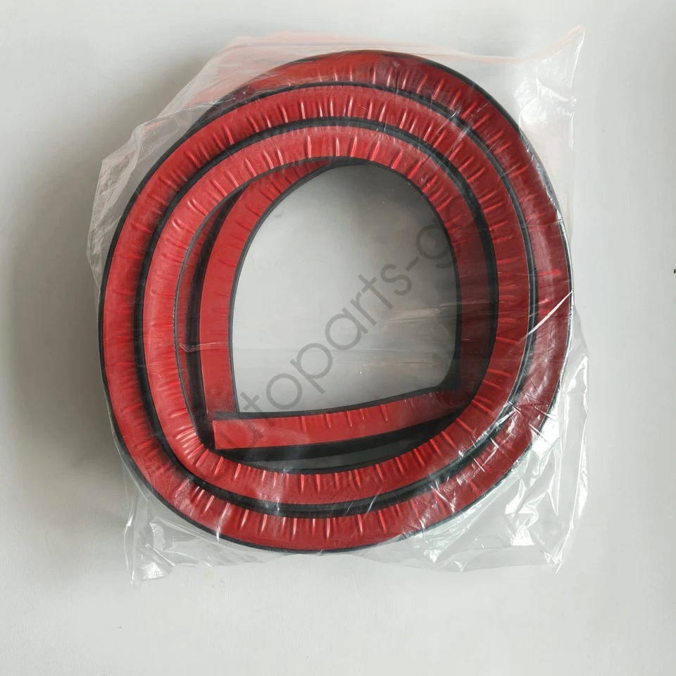 1inch D Shape 12 FT Rubber Truck Door Seal Self-Adhesive Soundproof Weatherstrip - Image 2 of 4