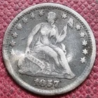 1857 O Seated Liberty Half Dime 5c VF - XF Details #98075
