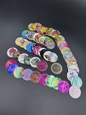 Vintage 90s POG Lot Milk Caps Slammer Pogs Toys