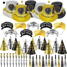 48pcs 2026 New Years Eve Party Supplies,Happy New Year Decorations 2026 Pack ...