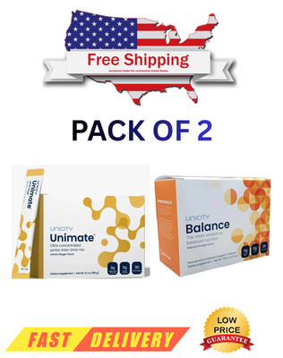 Unicity Feel Great Pack Unimate Lemon Ginger & Balance Orange 60 Sachets