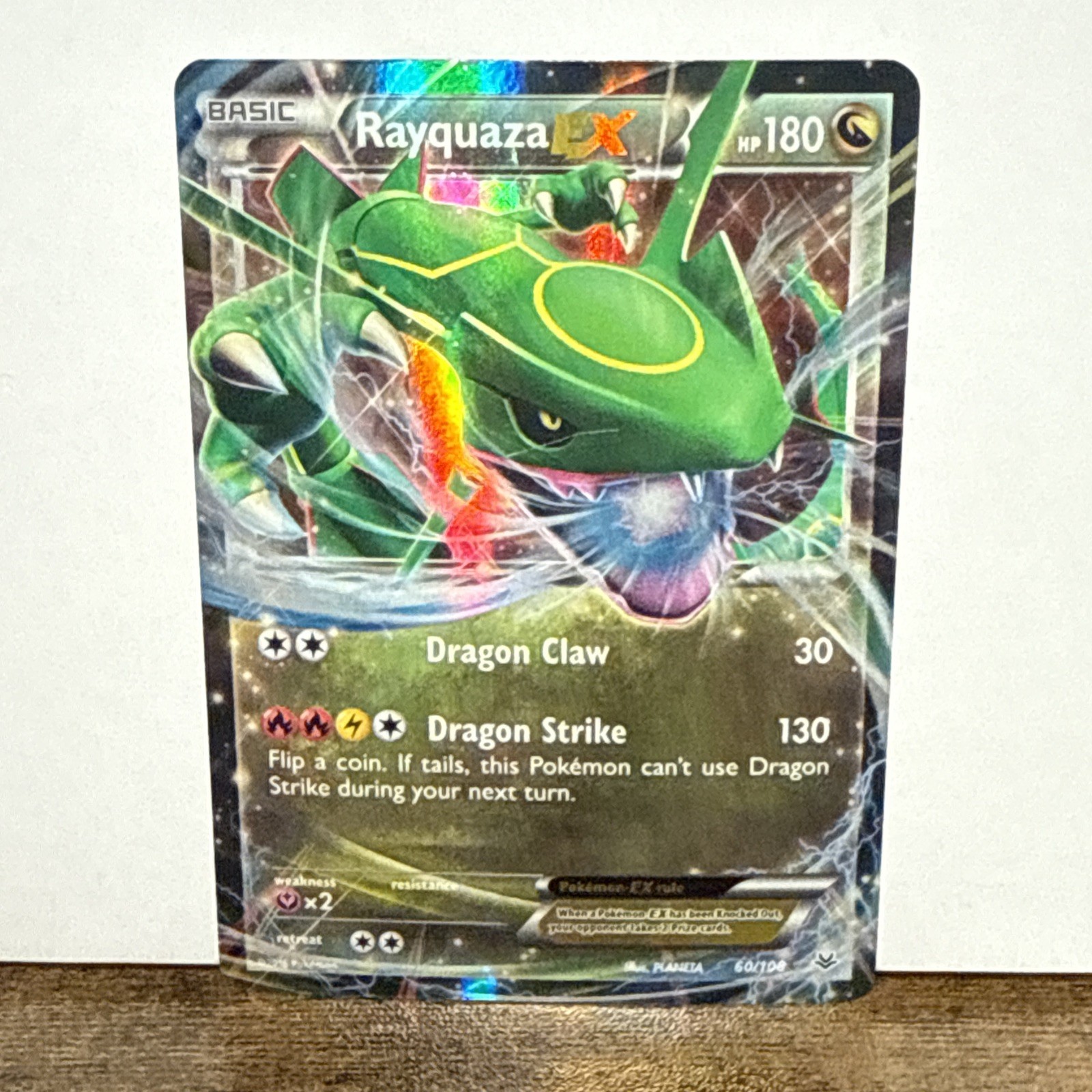 Rayquaza EX (LP) - 60/108, Roaring Skies - Pokemon