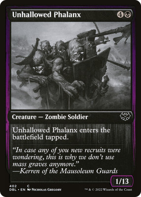 Unhallowed Phalanx #402 (LP) Innistrad Double DBL Magic MTG