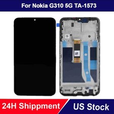 For Nokia G310 5G TA-1573 Display LCD Touch Screen Digitizer Frame Replace