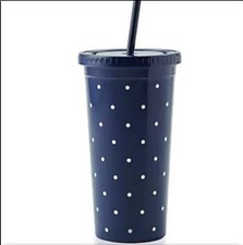 Kate Spade New York Insulated Tumbler with Reusable Straw, Polka Dot — listing 6