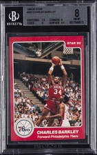 1984-85 STAR #202 CHARLES BARKLEY BGS 8