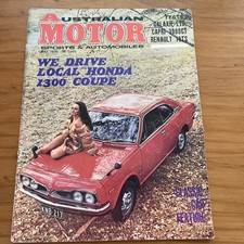 Australian Motor Mag 1970 Honda 1300 Coupe Renault 16TS Galaxie Capri 3000GT