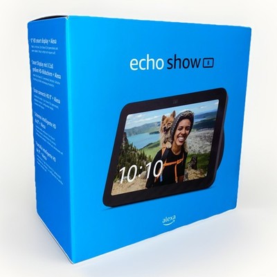 Echo Show Alexa   Smart Display 8 Zoll   HD Touchscreen Anthrazit NEU & OVP