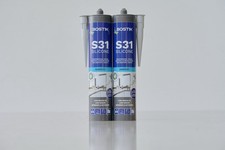 Bostik S31 Silicone Sealant Sanitary GREY x 6 – Professional Grade