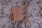 Unfinish DIY 6 String CR hardware black Pickguard Electric Guitar Kit — photo 7