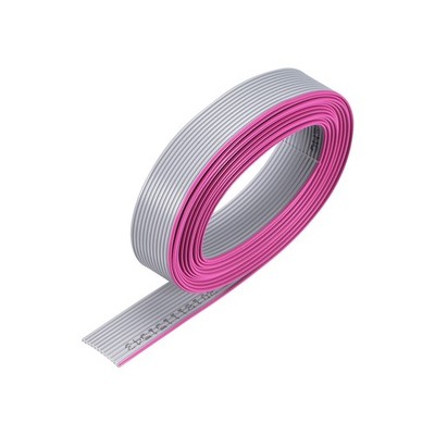 IDC Wire Flat Ribbon Cable 2m/6.6ft Length 1.27mm Pitch 12 Pins Gray