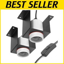 Gecko Lizard Heat Lamp Mount, Bulb Not Inc.