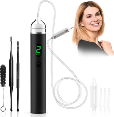 Ear Vacuum Wax Remover with 3 Levels Strong, Rechargeable Reusable Ear Wax Remov