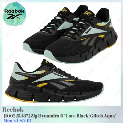Reebok Zig Dynamica 6 Core Black Glitch Aqua 100225487 Men's US5-13 NEW
