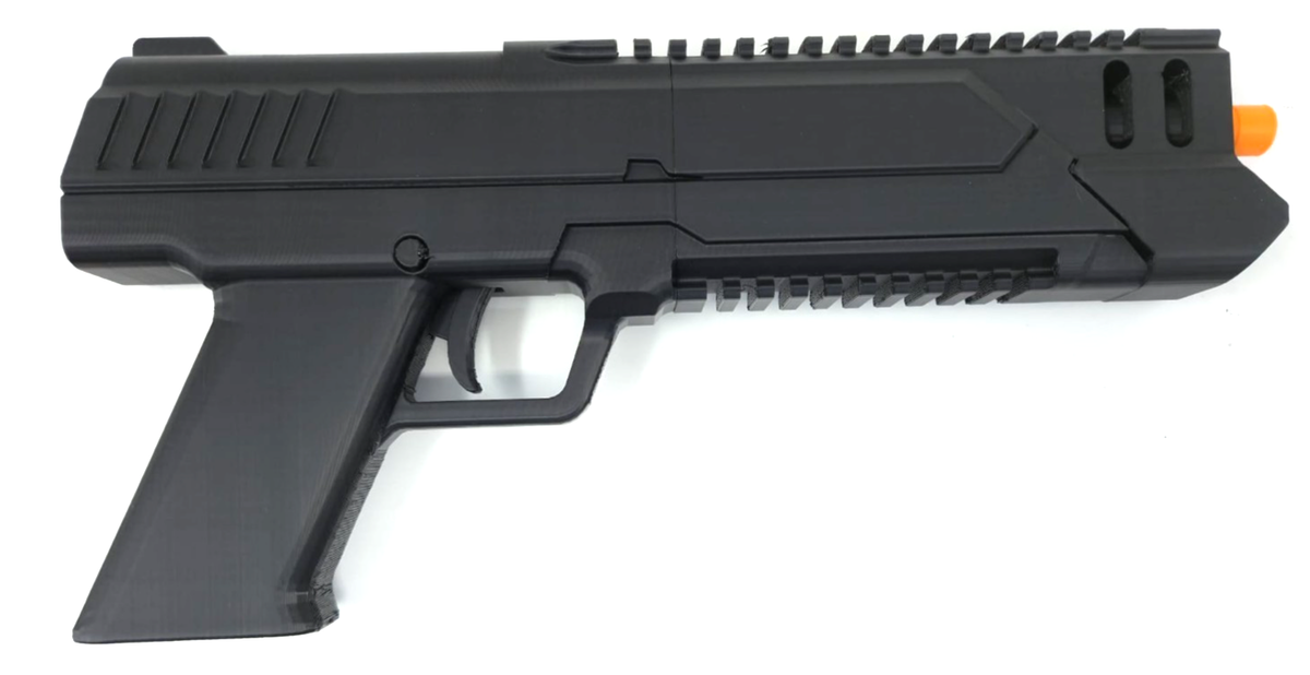 Helldivers 2 P-113 Verdict Warrant Pistol Prop 1:1 Scale Black