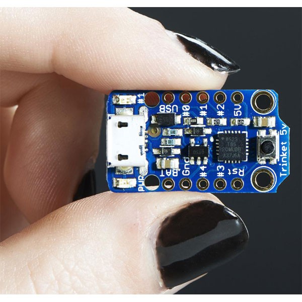Adafruit Trinket 5V ATtiny85 Arduino Compatible