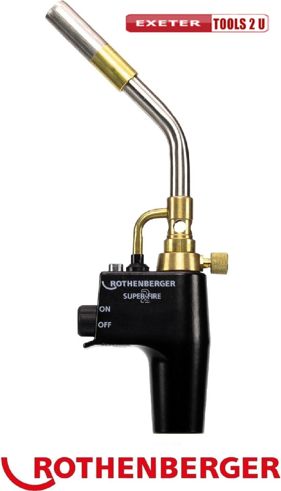 ROTHENBERGER Super Fire 2 Brazing Torch - Soldering Welding Plumbing 35644X
