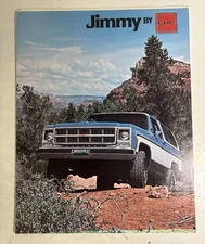 GMC Jimmy Blazer For 1979 Brochure With Engine Option Insert Excellent Condition