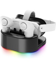 Charging Dock for Meta/Oculus Quest 3/3s/2 Headset,VR Accessories Charger Statio