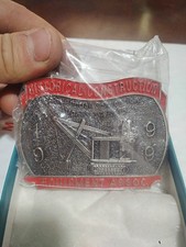 Historical Construction Equipment Association 14th Annual Aug. 1999 Brass Buckle