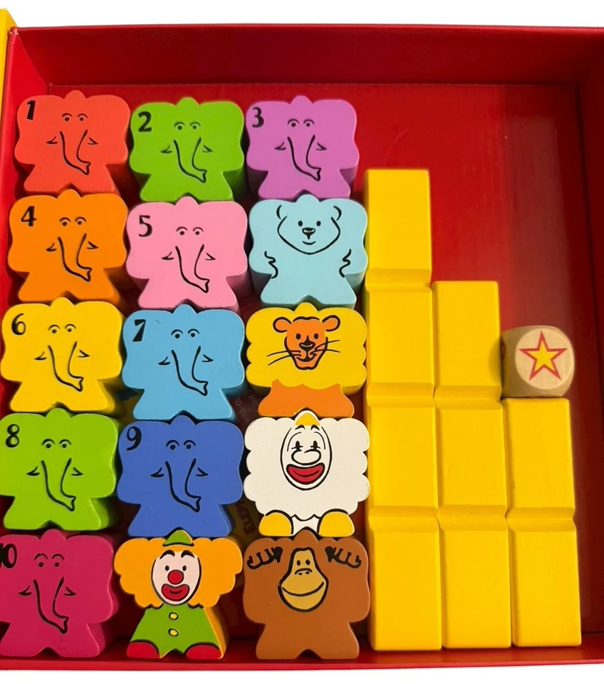 Blue Orange Games ZIMBBOS Elephantastic Pyramids Complete Wooden Strategy F6 - Image 4 of 4