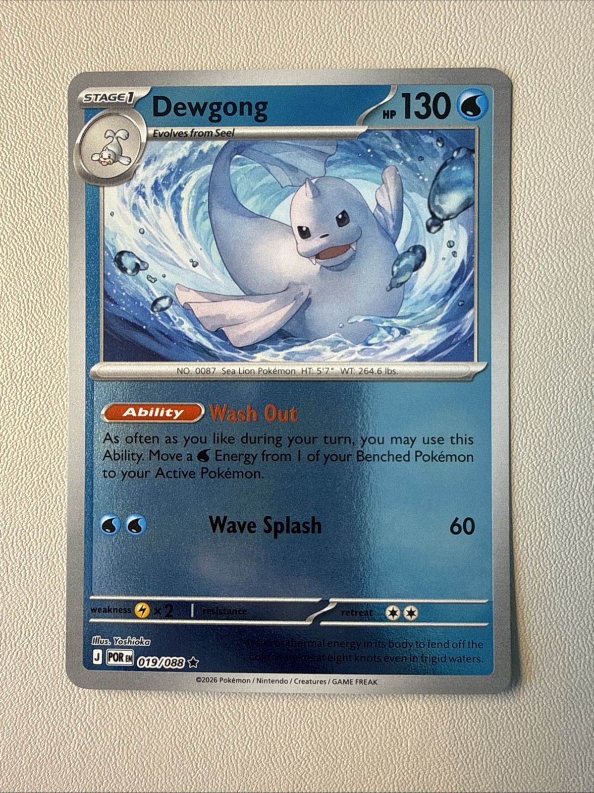 Perfect Order | Dewgong 19/88 Reverse Holo Rare