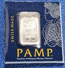 A PAMP Suisse 1 gram .9995 PLATINUM Bar In Sealed Assay Card 2
