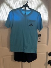 Adidas 2 Piece Short Set Boys Small