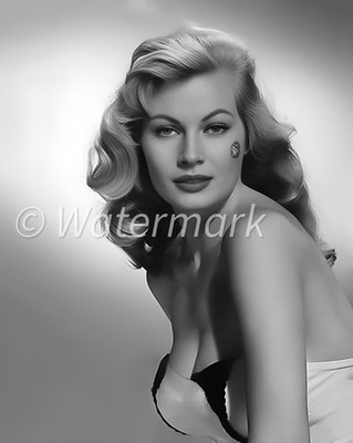 Original Collectible 1950s Publicity Photo Icon 8x10 Anita Ekberg Rare