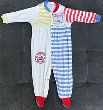 Vintage Carters 9/12M 18-23lbs "Dockside Harbor Master" Pjs Striped Design