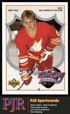 Brett Hull 1991-92 Upper Deck #4 Moncton Golden Flames Hockey Heroes: Brett Hull
