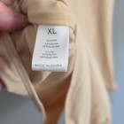 Women’s Beige Stretch Shapewear Bodysuit One Piece, Solid, Adjustable Straps XL — photo 8
