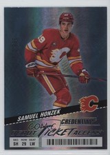 2024 Upper Deck Credentials Debut Ticket Access 212/999 Samuel Honzek #106 16f8