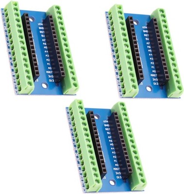 Mikrocontroller Nano IO Shield 3 Stück mit Schraubklemme